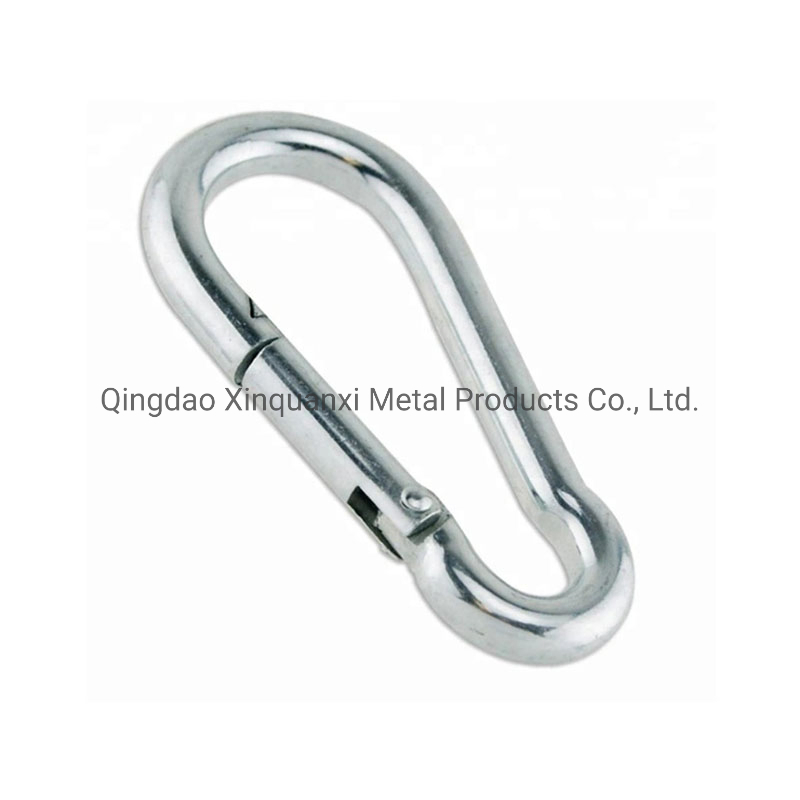 Heavy Duty 304/316 Stainless Steel Carabiner Silver DIN 5299 C Snap Hook