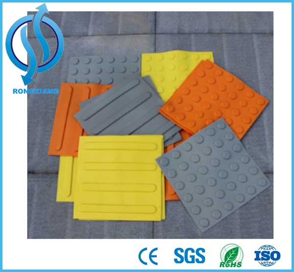 Тактильная плитка из резины для безопасности