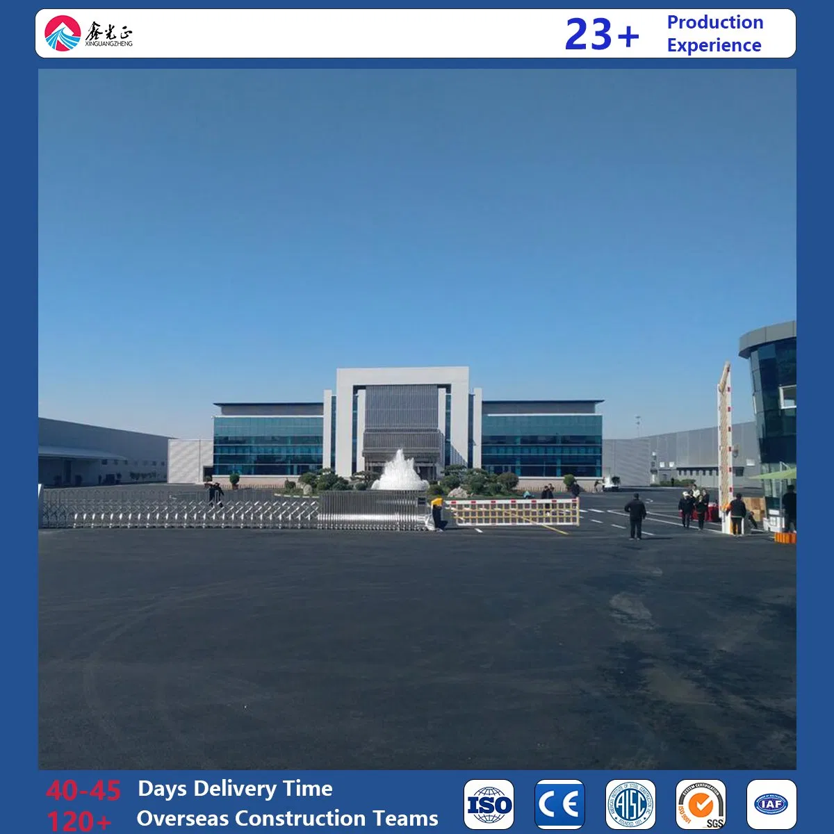 Short Construction Period, Beautiful and Exquisite Prefabricated Steel Structure Building