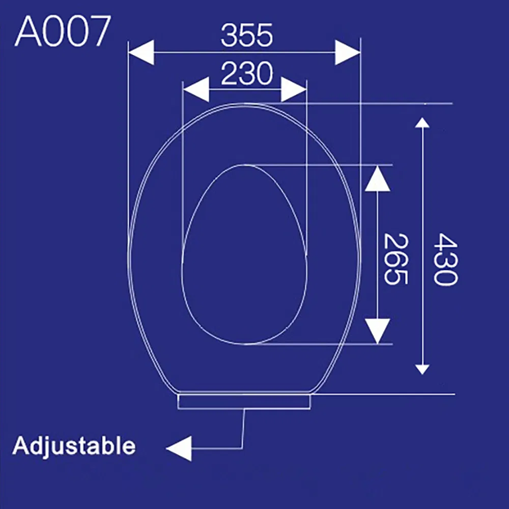 High Quality New UK European market style bus toilet seat for lavatory