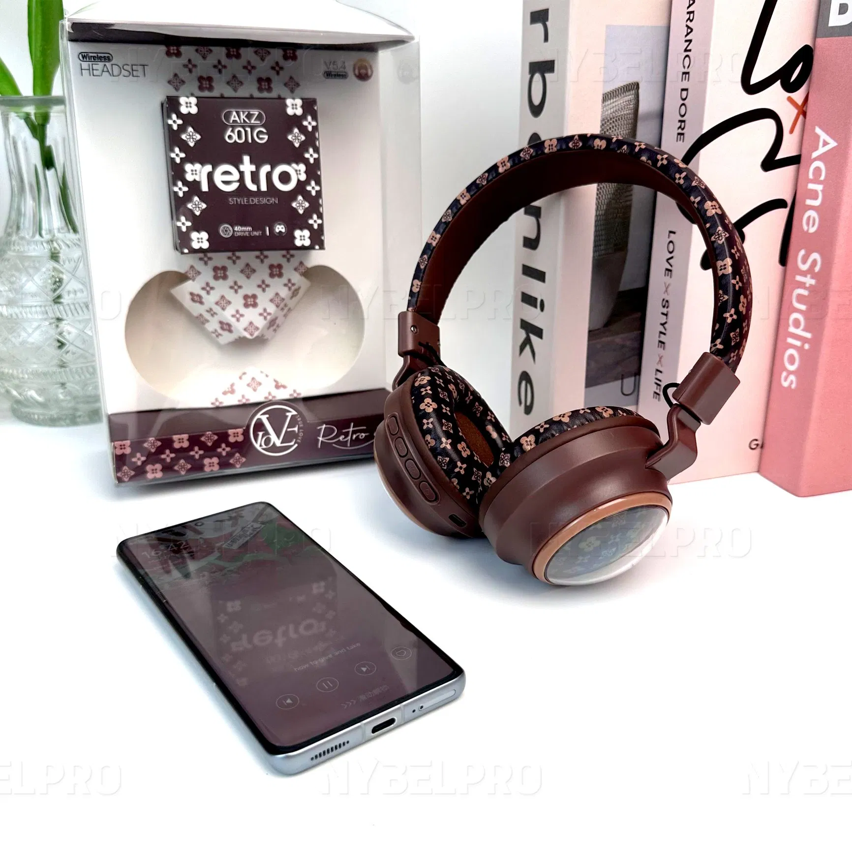 Nybelpro Purple/Pink Cute Animal Bluetooth Headset Regalos De Navidad Auriculares Con Bluetooth Hot-Selling Christmas Gifts Wireless Headphone for Children Kids