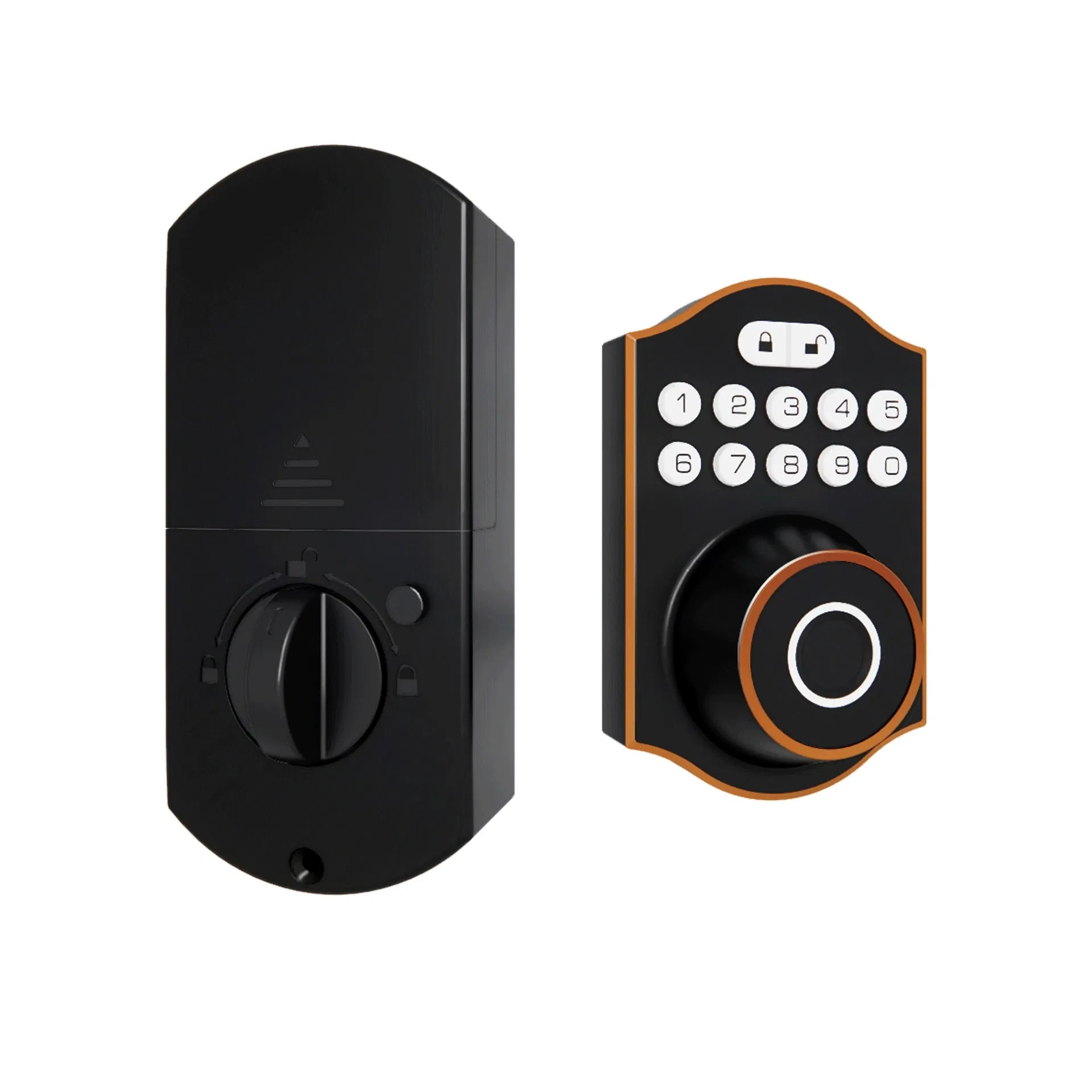 Fingerprint Password Tuya APP Keyless Door Lock Smart Lock with Camera