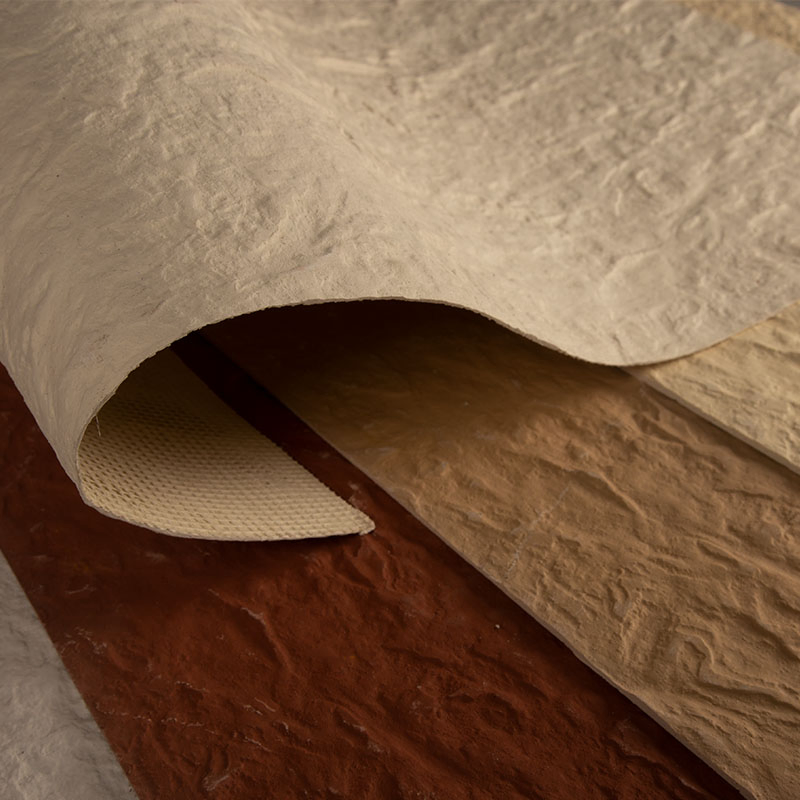 Customizable Pebble Veneer Sheets for Furniture Surface Decoration with Flexible Bendable Backing Material