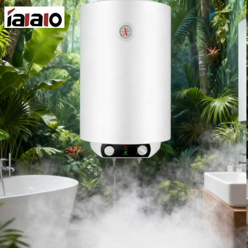 Cylinder Shape Dual Knob Storage Water Heater with Easy Grip Handles