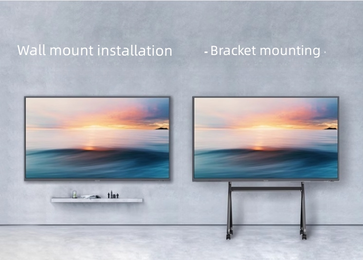 75 86 Inch 4K Ui Ultra HD LED Backlight Touch Screen Smart Board Interactive Whiteboard