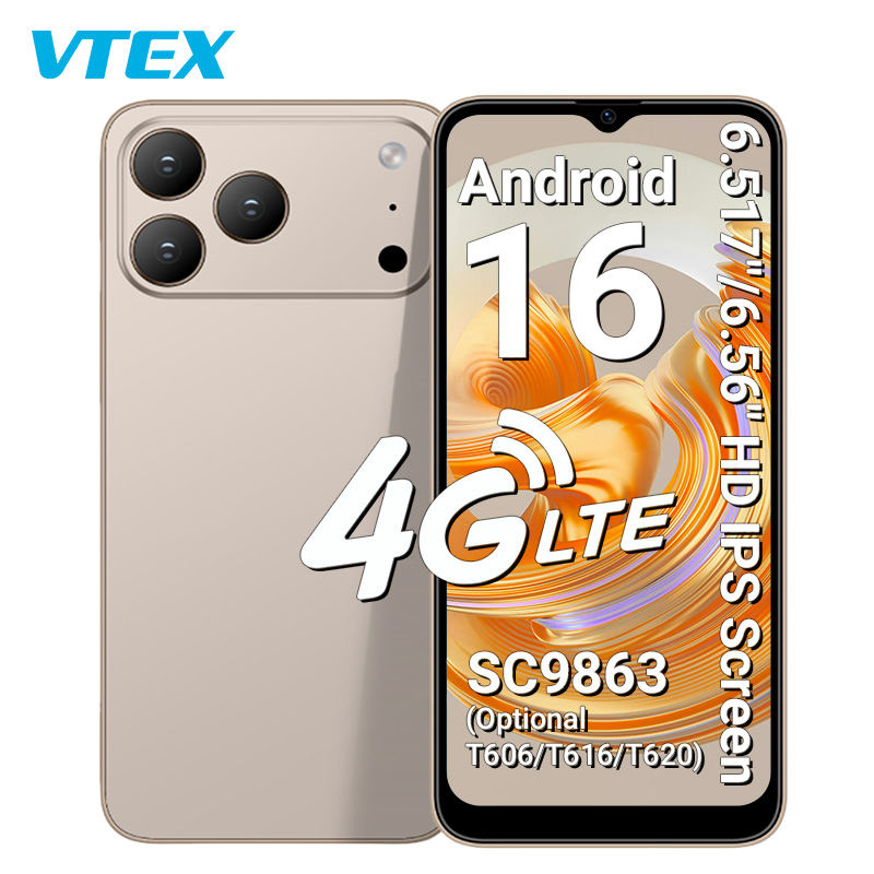 Смартфон 6.5" 4G, 4/128 ГБ, 5000 мАч, Android 16