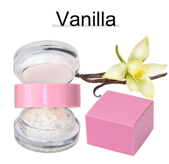 Factory Price Naturally 4 Flavors Lip Scrub Private Label Brown Lip Scrub Bulk Cosmetics