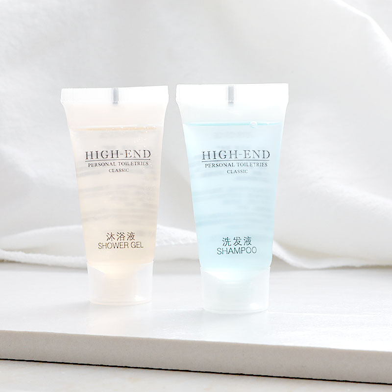 Wholesale Custom Logo 20ml Mini Eco-Friendly Disposable Shampoo in Tubes for Hotel Travel Amenity Toiletries Hotel Supplies