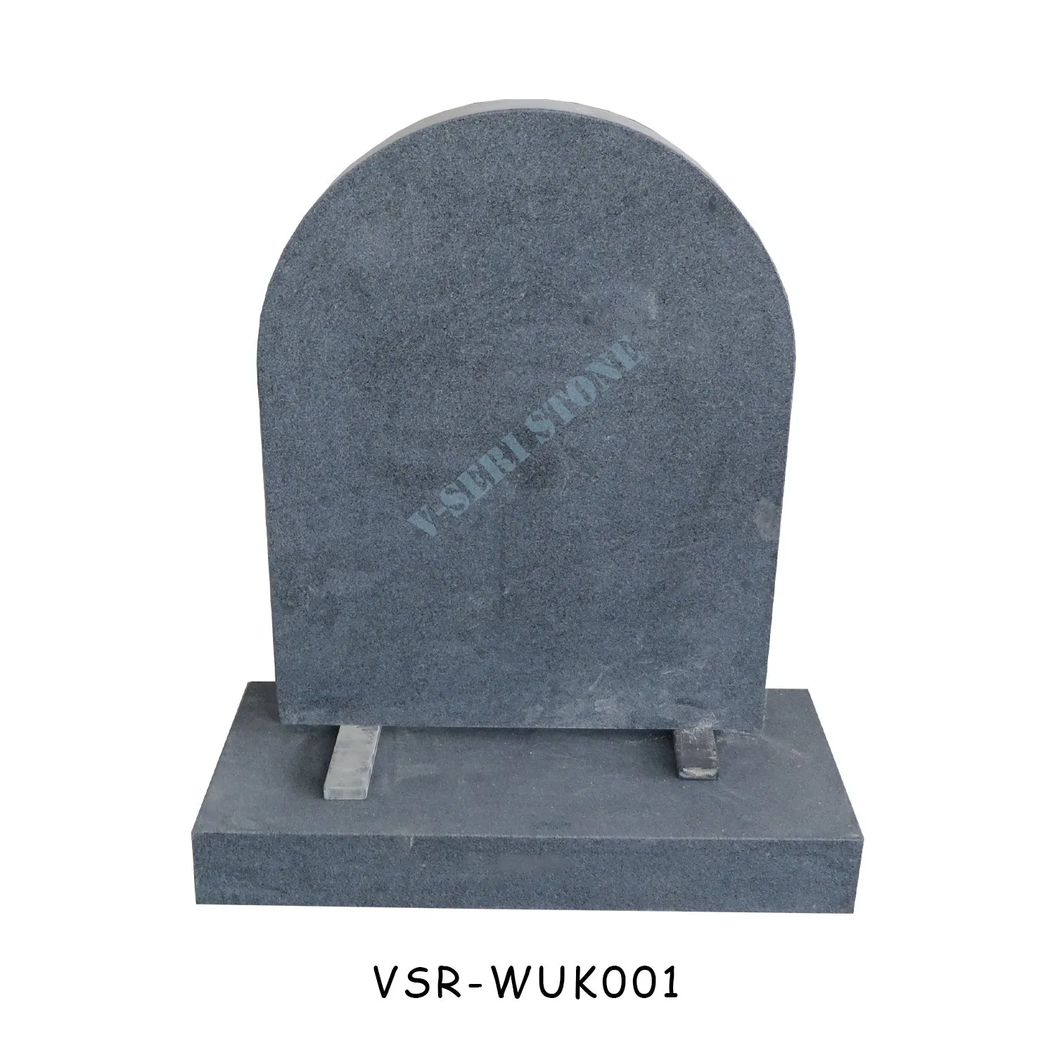 Simple Grave Markers Polished Upright Cemetery Headstones for UK Market