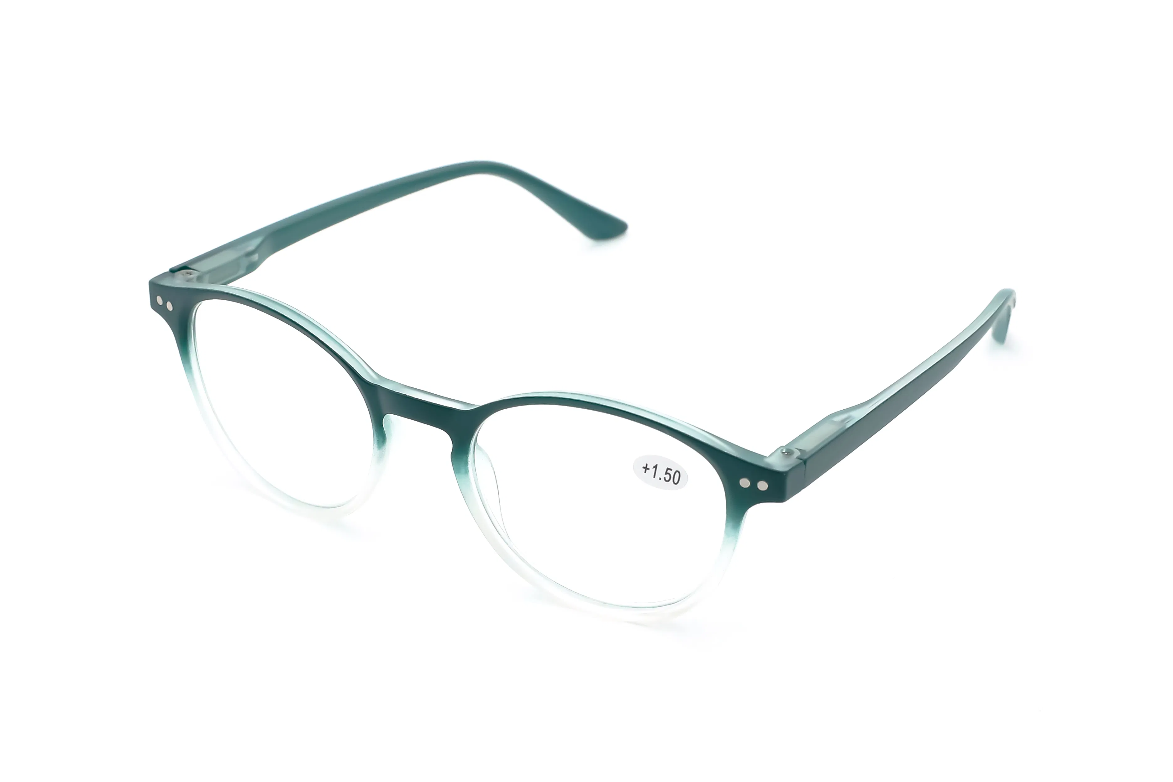 Trendy Round Gradient Color Reading Glasses for Stylish Vision