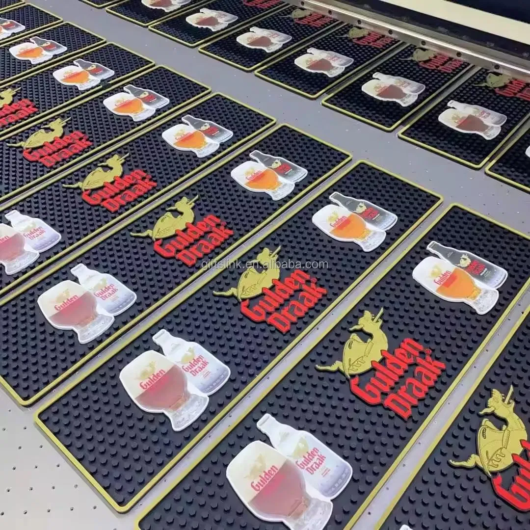 Резиновый барный коврик с логотипом