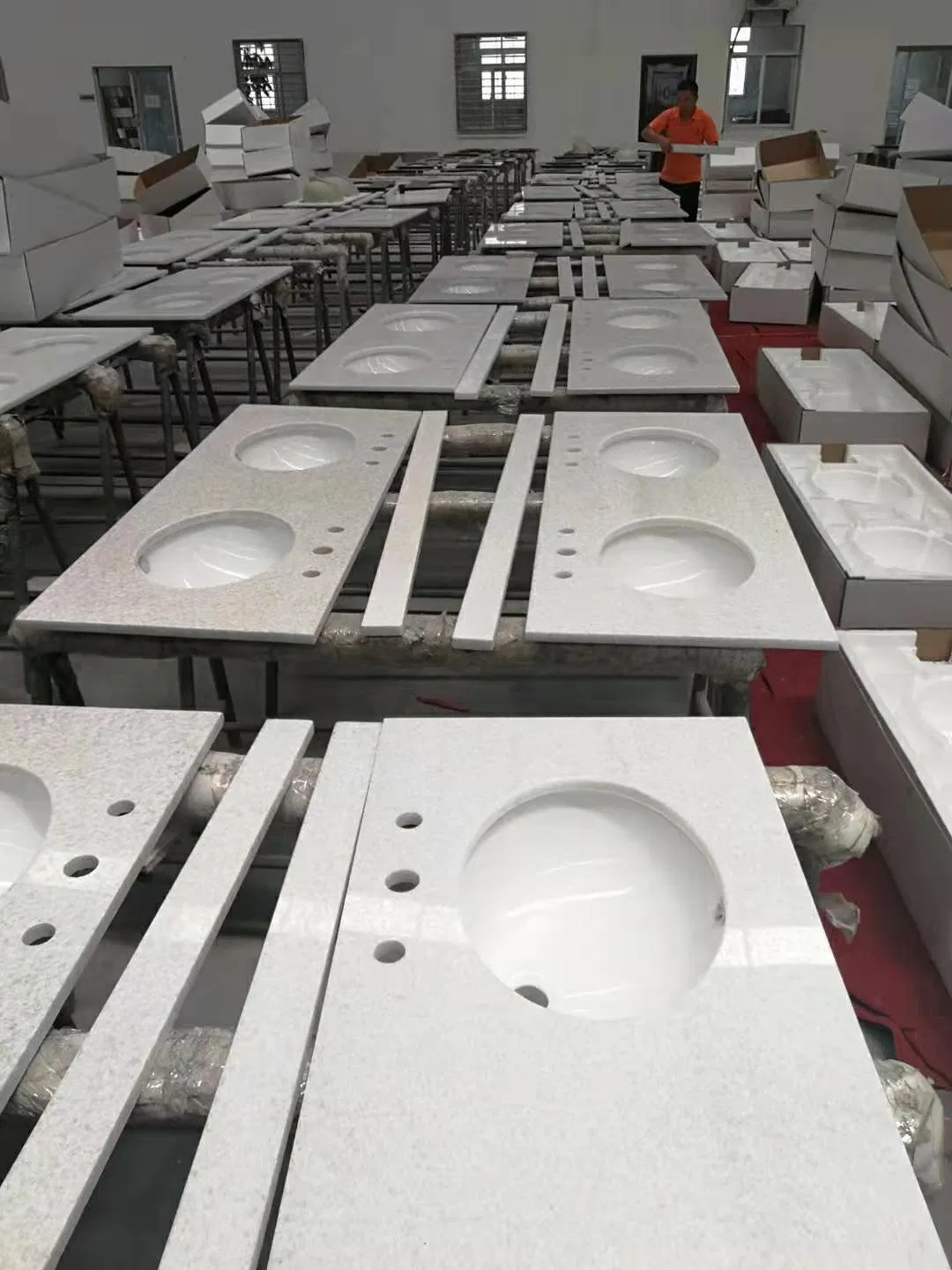 Solid Surface Vanity Tops for Bathroom Kithcen Countertops/Islandtop