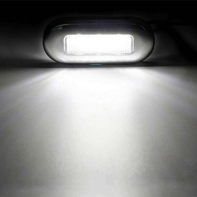 12V IP68 LED Clearance Marker Light for Trucks, Trailers, and Marine Use