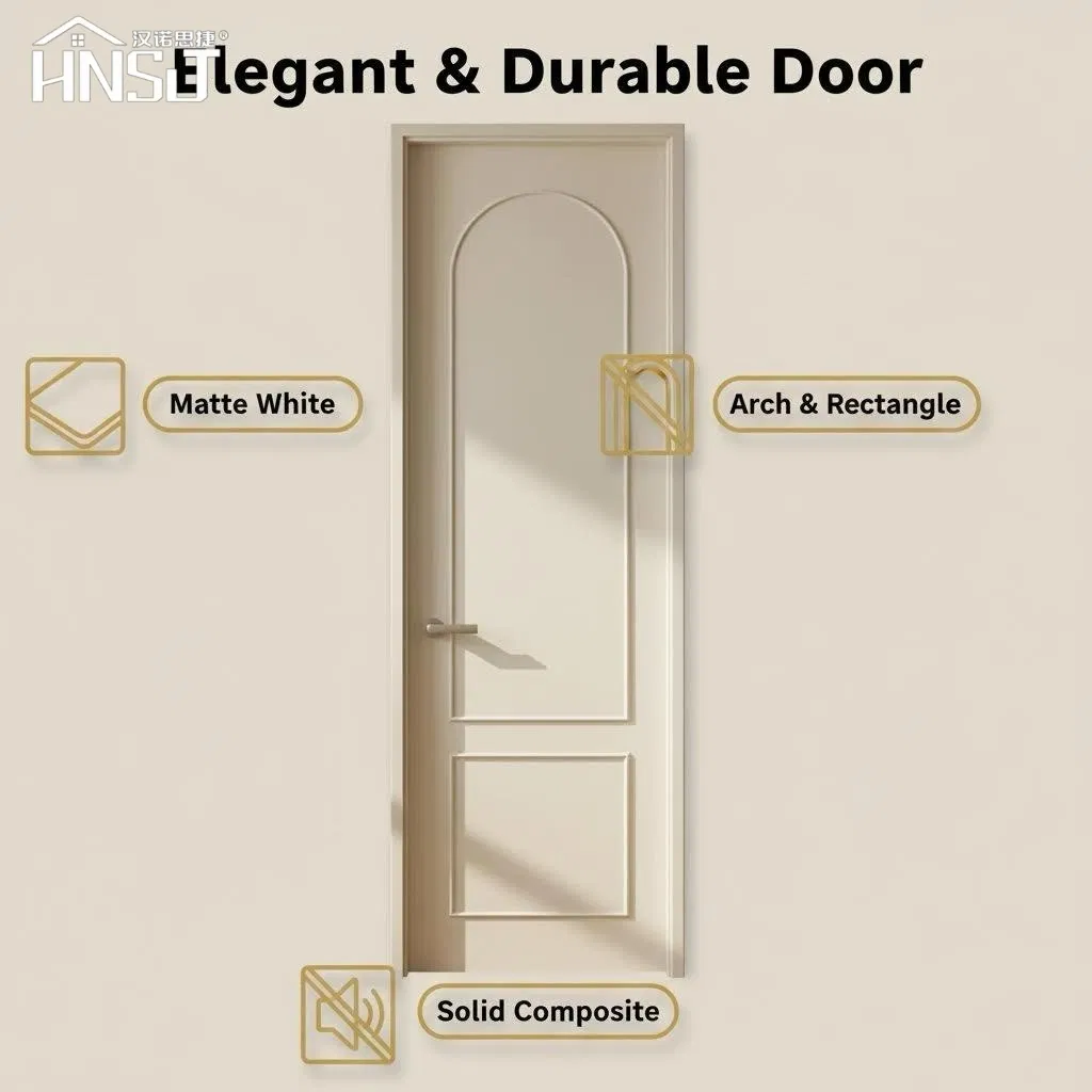 Chongqing Wholesale Modern Interior Doors Top10 Solid Wood Doors WPC PVC MDF Plywood Bedroom Soundproof Door Wooden Interior Door