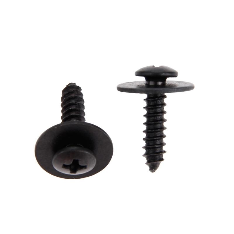 Auto Car Body Fender Screws M6 Metal Rivet Fastener Cross Self Tapping Screws Fender Screw Retainer Clips