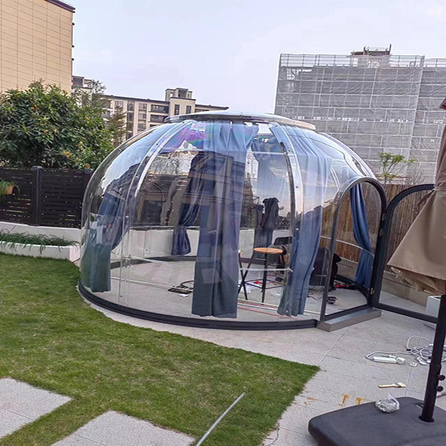 Outdoor Activities Clear Waterproof Polycarbonate Dome Glamping Dome Homes for Sale