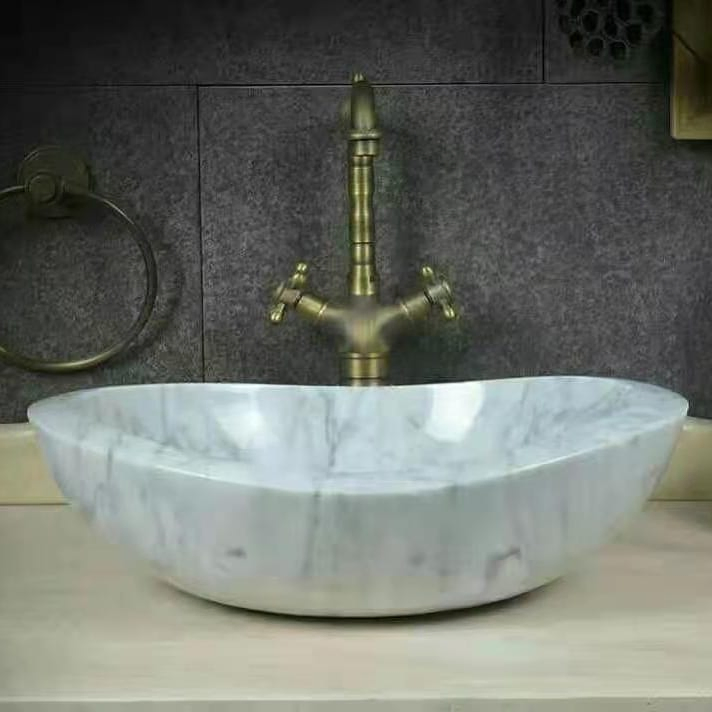 Commerical Wholesales Oval Marble and Granite Sinks