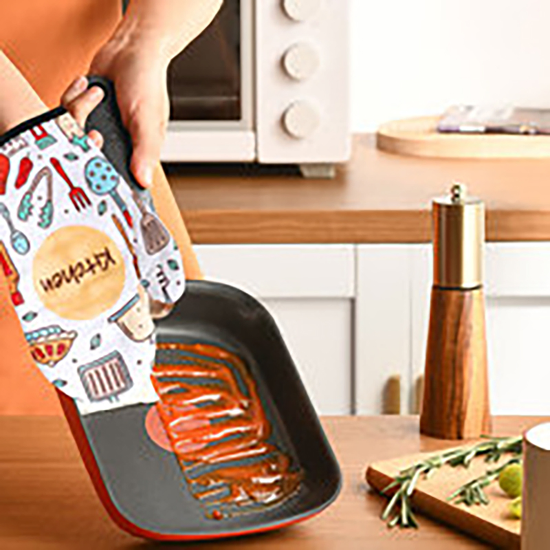 High-Temperature Resistant Gloves, Kitchen Steamer and Microwave Oven Gloves, Baking Anti-Heat Gloves