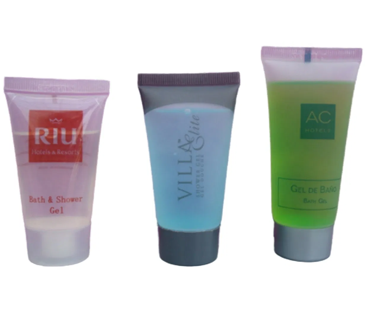 Shampooing Gel in Soft Tube with Hotel Amenities for Guest Room Using