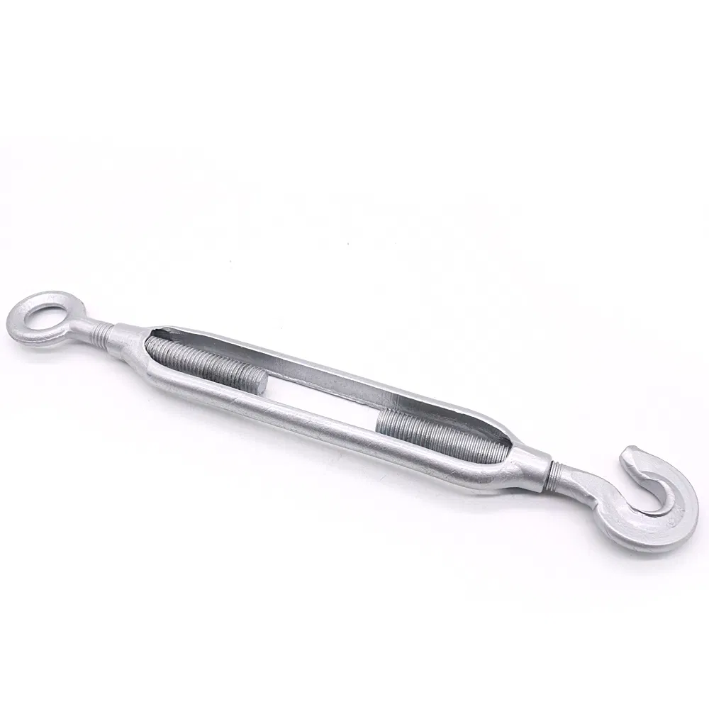 Forged Open Body Turnbuckle with Hook and Eye