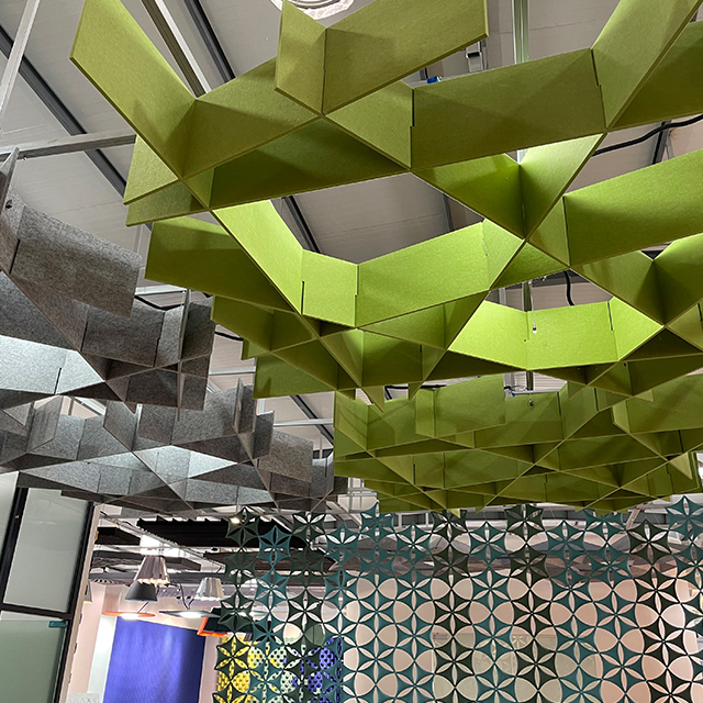 9mm 100% Recycle Pet Acoustic Panels Soundproof Material Polyester Felt Acoustic ceiling Panels