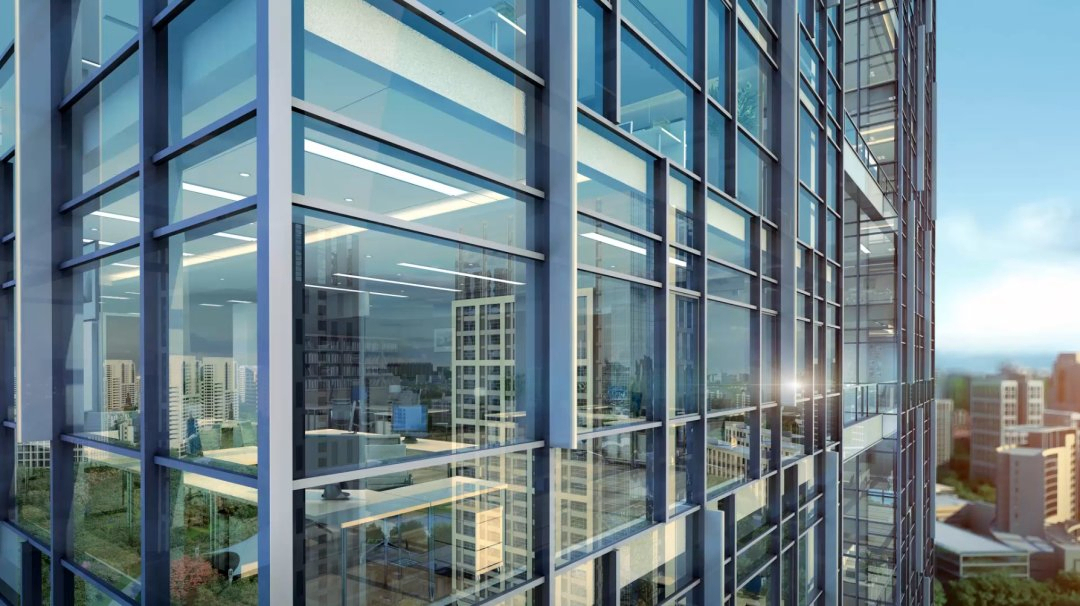 Export-Grade Curtain Wall Steel Structure, Stable Quality, for Overseas Curtain Wall Projects.