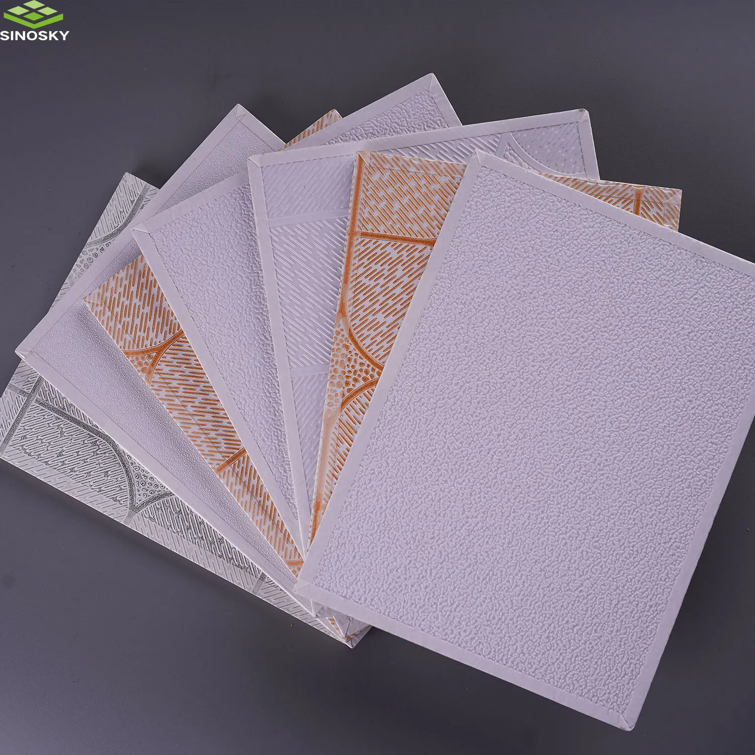 Gypsum Plasterboard Aluminium PVC Paper Faced Gypsum Ceiling