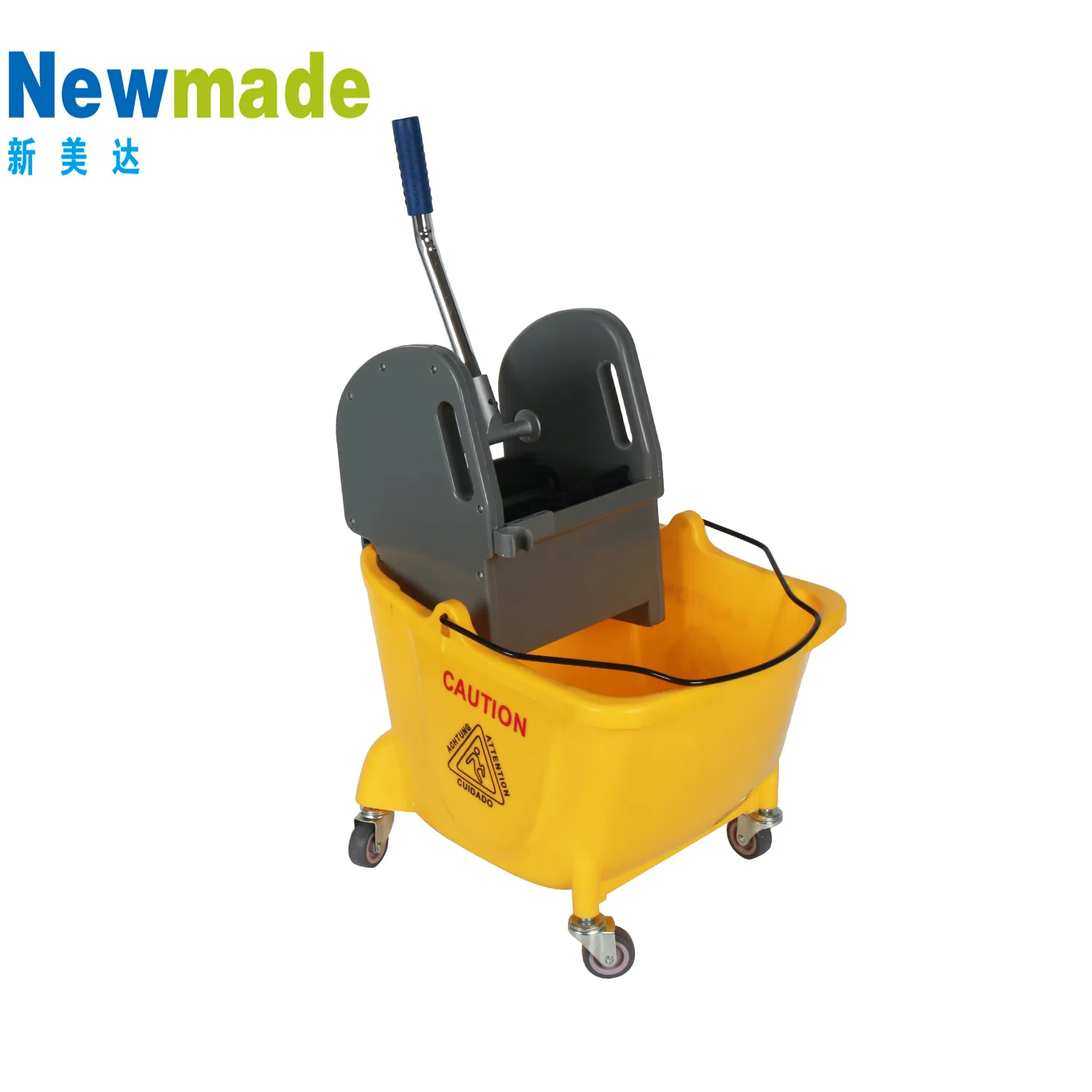 Durable Plastic Mini Mop Wringer Mop Bucket with Wringer