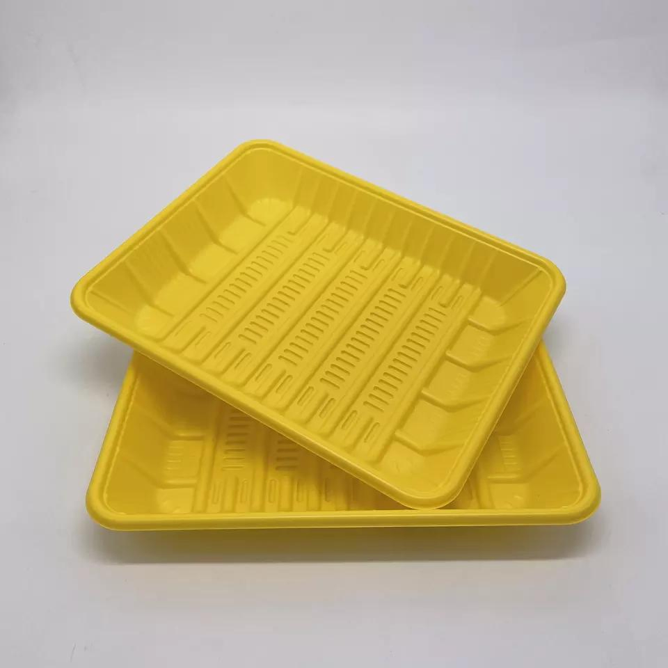 Sustainable PLA Disposable Trays for Fresh Meat, Fruits, and Veggies