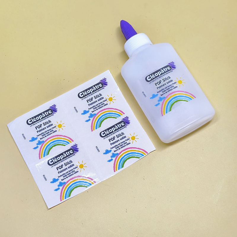 Customized Transparent Stationery Label Sticker for Bottle Packaging