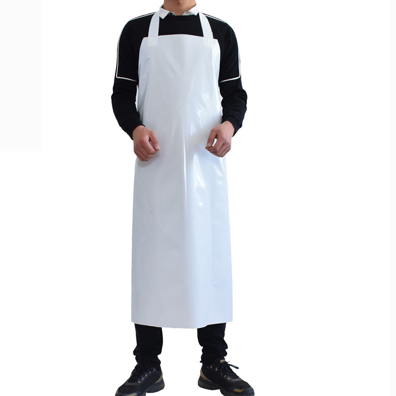 Tear Resistance Blue Apron Reusable Industrial TPU Apron for Meat Processing Handling