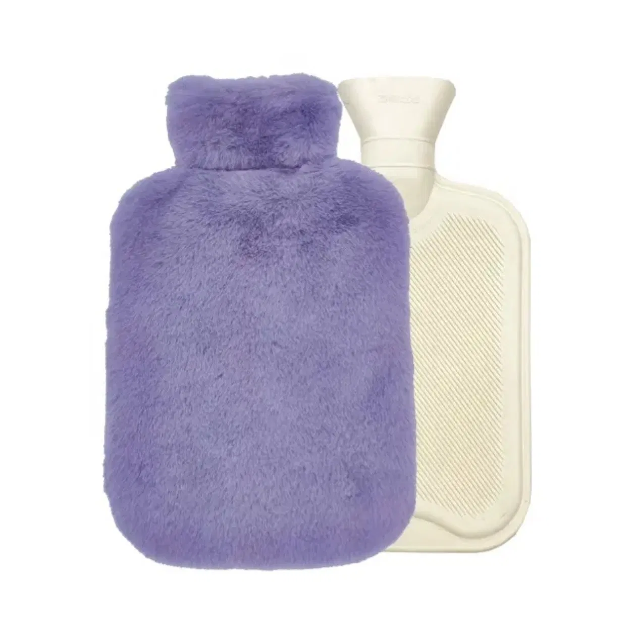 500ml Hands Feet Neck Warming Rubber Hot Water Bag Winter Hot Water Bottle with Cover for for Menstrual Cramps