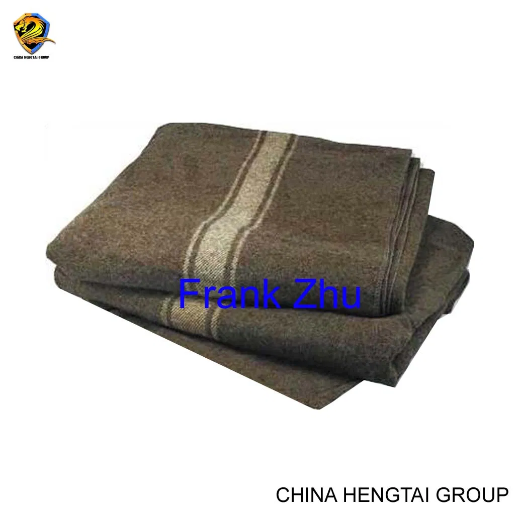 50%Wool 50%Polyester Navy Blue Bdf Armed Forces Disaster Refugee Emergeny Rescue Blanket