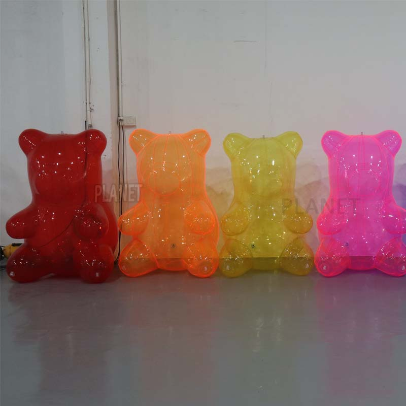 Airtight Lovely Transparent PVC Bear Cartoon