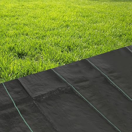 100g/Sm Black Plastic Weeding Mat Landscape Cloth