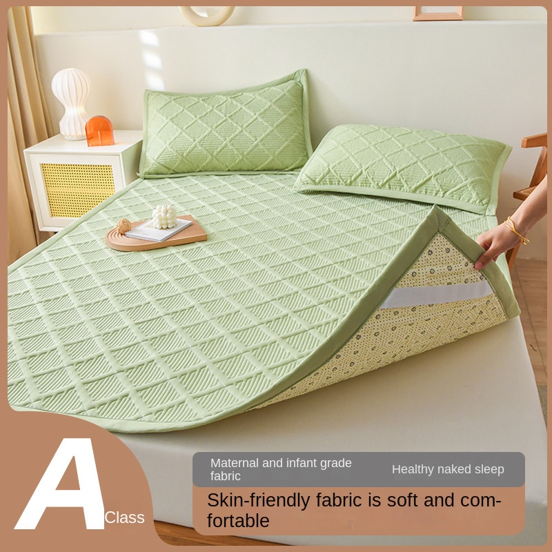 Modern Simplicity Class a Original Cotton Brushed Soybean Fiber Mattress Pads Toppers