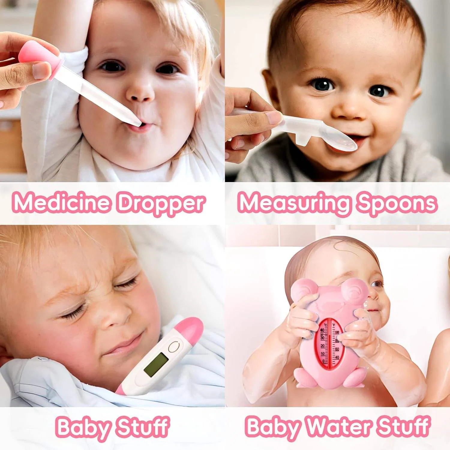 Newborn Baby Essentials Safety Care Set with Nasal Aspirator Grooming Kit
