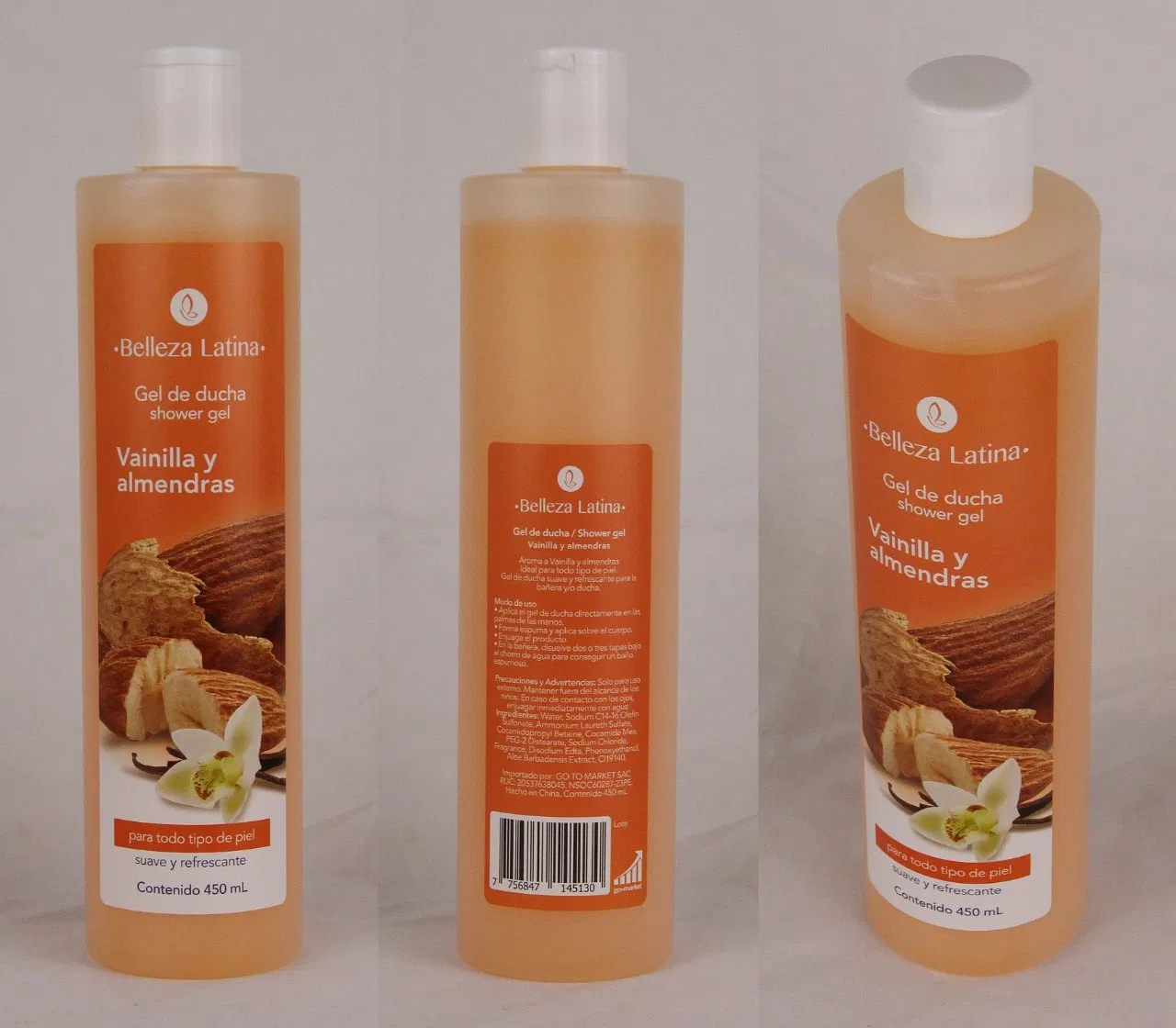 Customized Fruity Fragrance Body Shower Gel