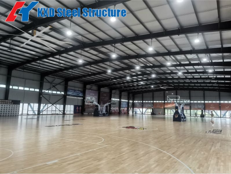 High Quality Customized Size Prefabricated Steel Structure Sports Hall Stadium
