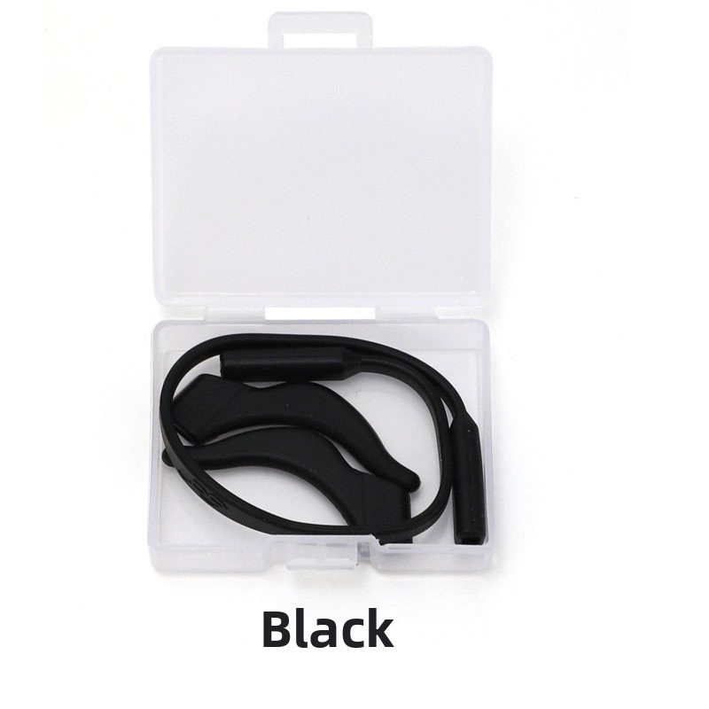 Colorful Portable Anti - Slip Durable High - Elasticity Silicone Eyeglass Ear Hook and Strap Set