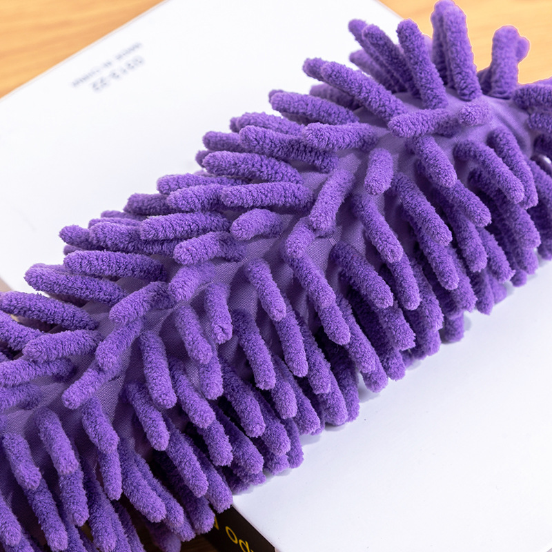 Creative Retractable Stainless Steel Chenille Duster for Household Retractable Rod Feather Duster