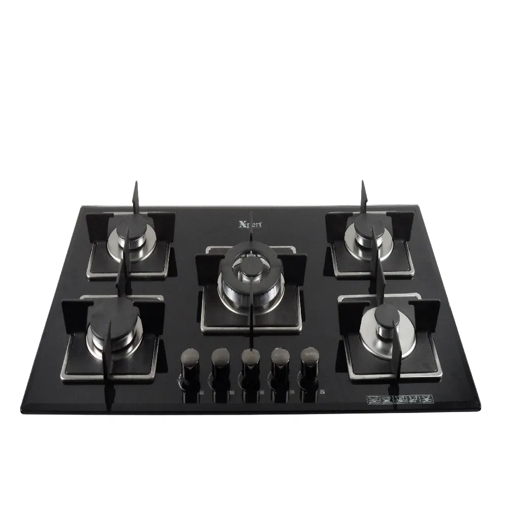 Chic Oven Gas Burner with 5 Burner Fashion Design Kitchen Stove