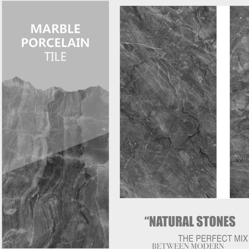 Customized Marble Ceramic Porcelain Tile Natural Stone Building Material Decoration Floor Tile Wall Tile Kitchen Bathroom Outdoor