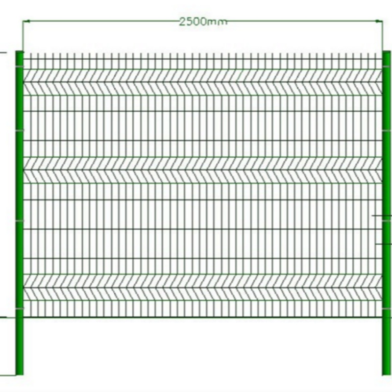 Durable PVC Coated Stainless Steel Welded Wire Garden Fencing