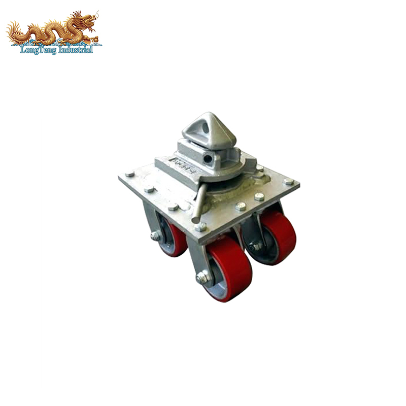 Movable 3ton Rigid Caster ISO Shipping Container Caster Wheels for Sale