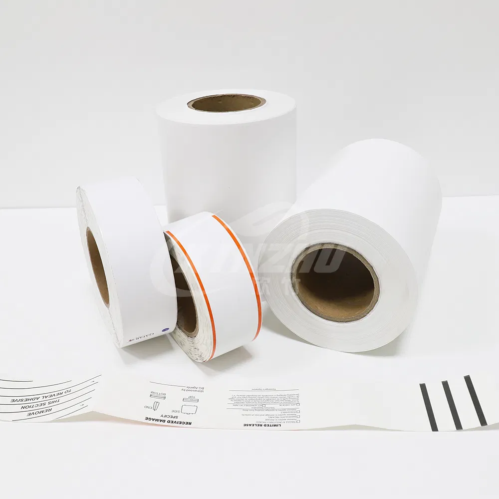 Factory-Printed Custom Thermal Baggage Label Rolls Available for Wholesale