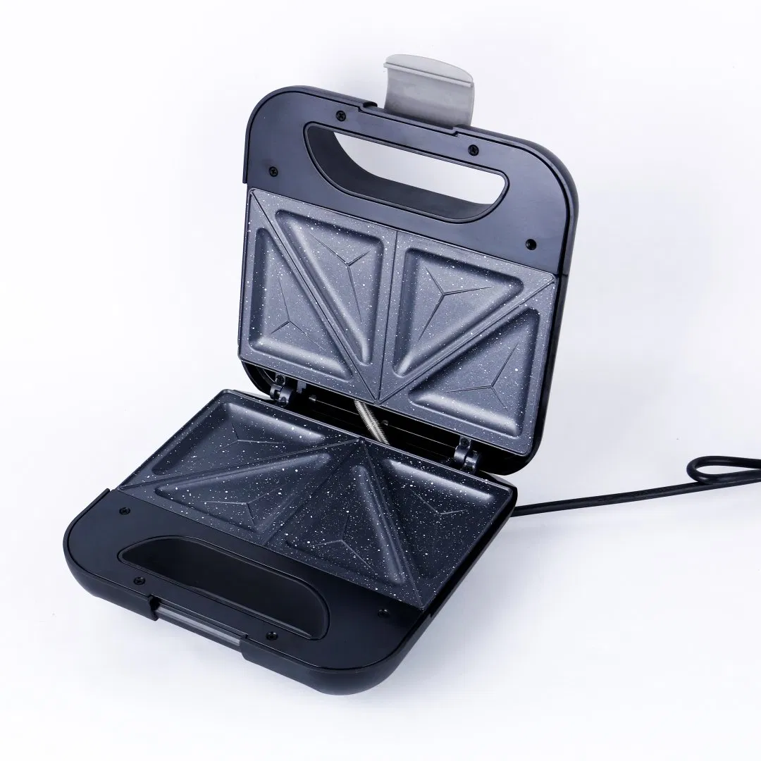Non Stick Coating Panini Press Sandwich Maker 4 in 1 Waffle Maker Stainless Steel Electric Breakfast Machine