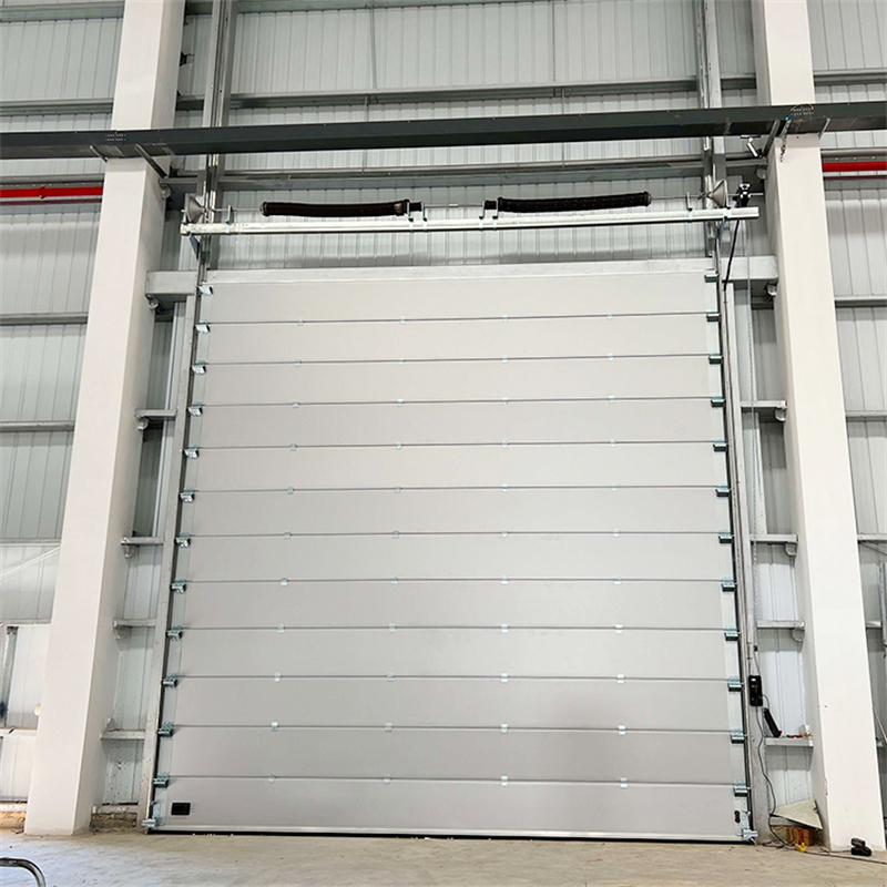 Easy Maintenance Industrial Various Lifting Sectional Steel Automatic Insulated Overhead Door for Logistic