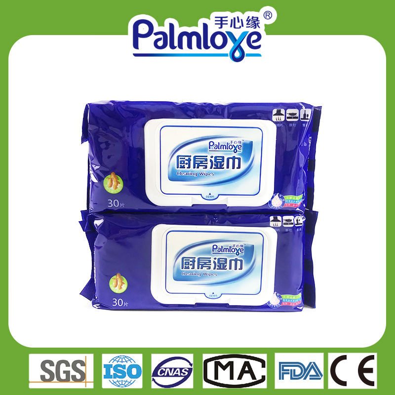 Household Cleaning Wipes, kitchen Wipes Extra Size, DOT Embossed Nonwoven Wipes Palmlove