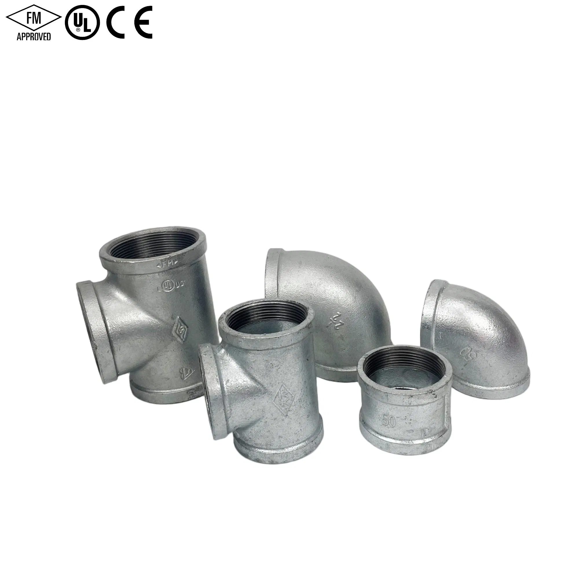 Hot Dipped Galvanized Cast Iron Tube Fittings/Tee/Union Malleable Iron Pipe Fittings